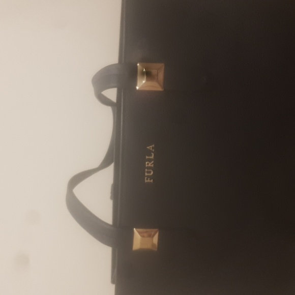 Furla navy satchel - Picture 3 of 4